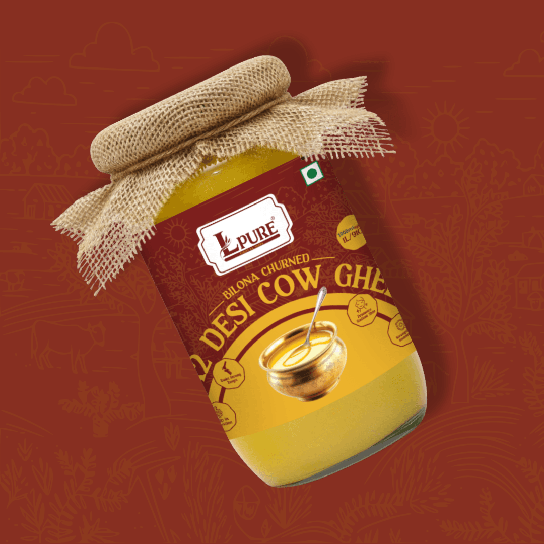A2 Desi Cow Ghee – 1 Litre PET Jar